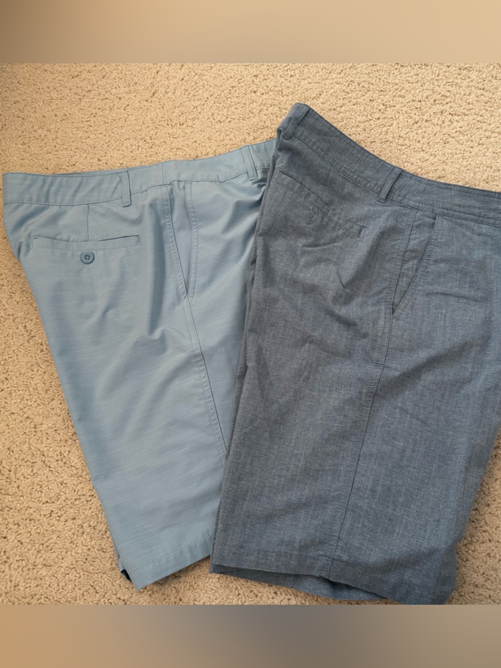 Goodfellow & Co Light Blue and Black Men's Shorts - Two Pack